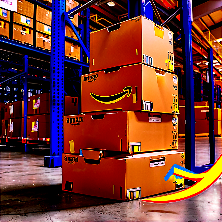 Amazon Box At Warehouse Png 33