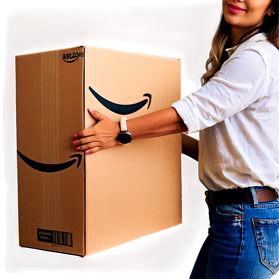 Amazon Box In Hand Png Wjx21