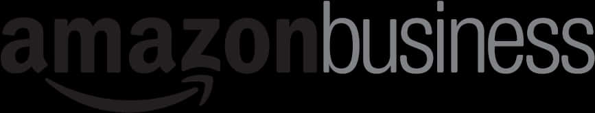Amazon Business Logo_ Black Background PNG with transparent background