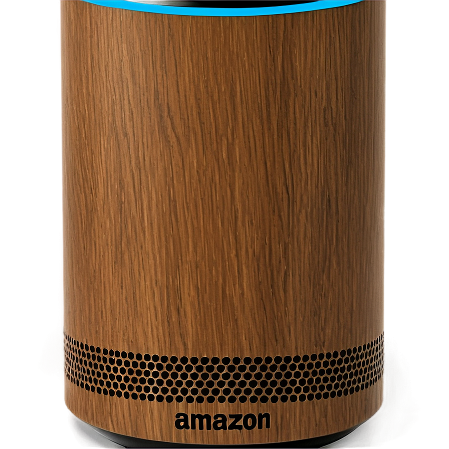 Amazon Echo Vintage Oak Finish Png Aol