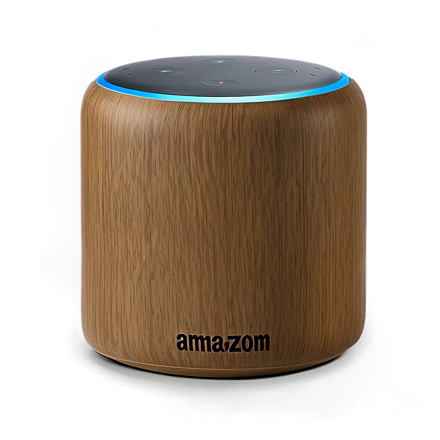 Amazon Echo Vintage Oak Finish Png Oxf87