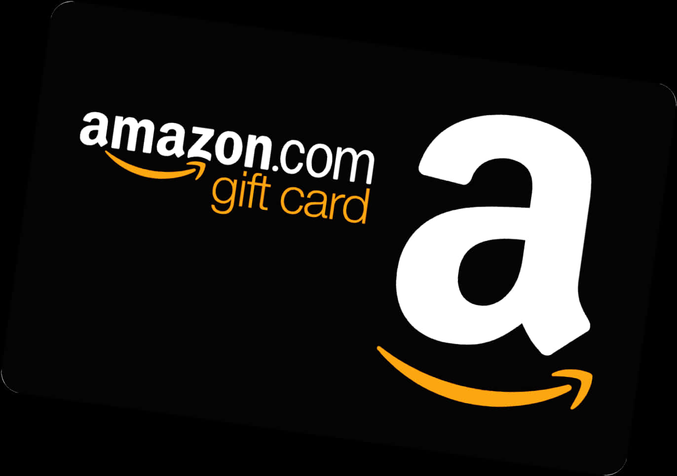 Amazon Gift Card Black Design