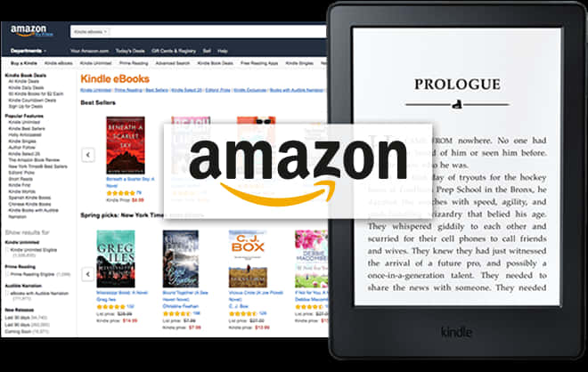 Amazon Kindle Experience PNG with transparent background