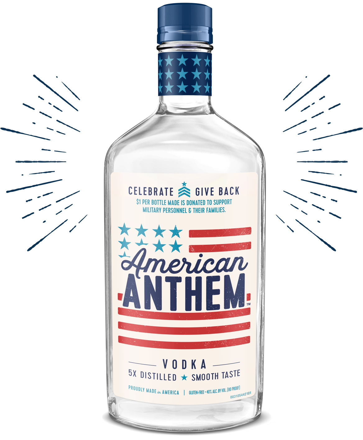 American Anthem Vodka Bottle