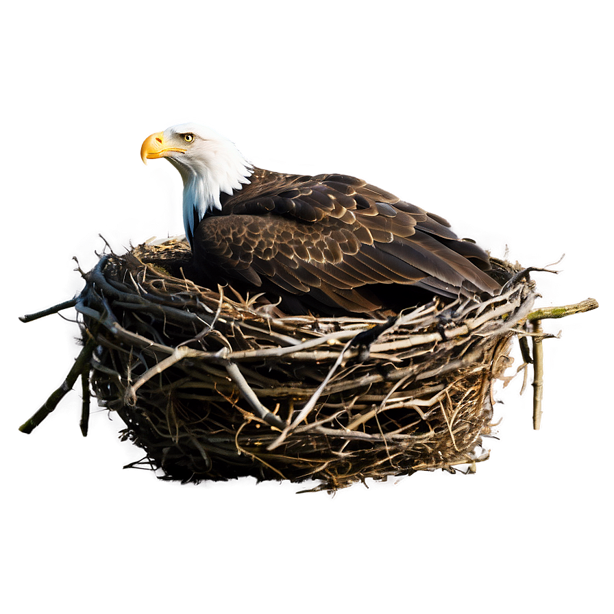 American Eagle In Nest Png 48