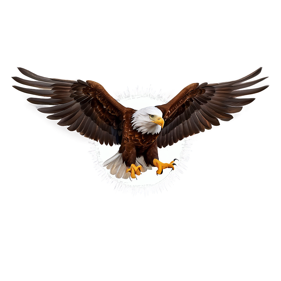 American Eagle With Sun Background Png 06122024