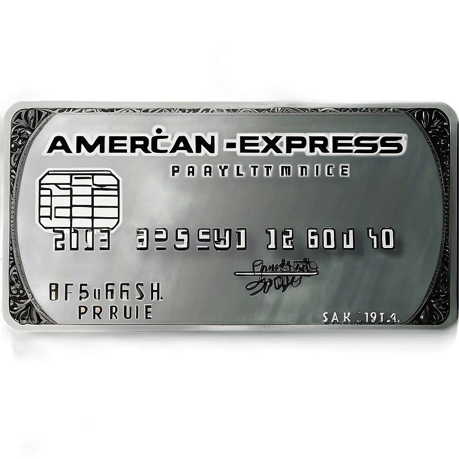 American Express Black Card PNG gvr92 PNG with transparent background