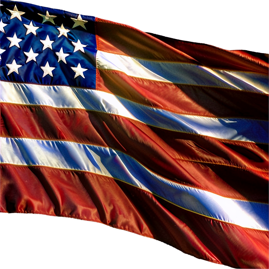 american flag b PNG with transparent background