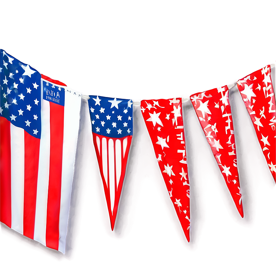 American Flag Bunting Png Iqt