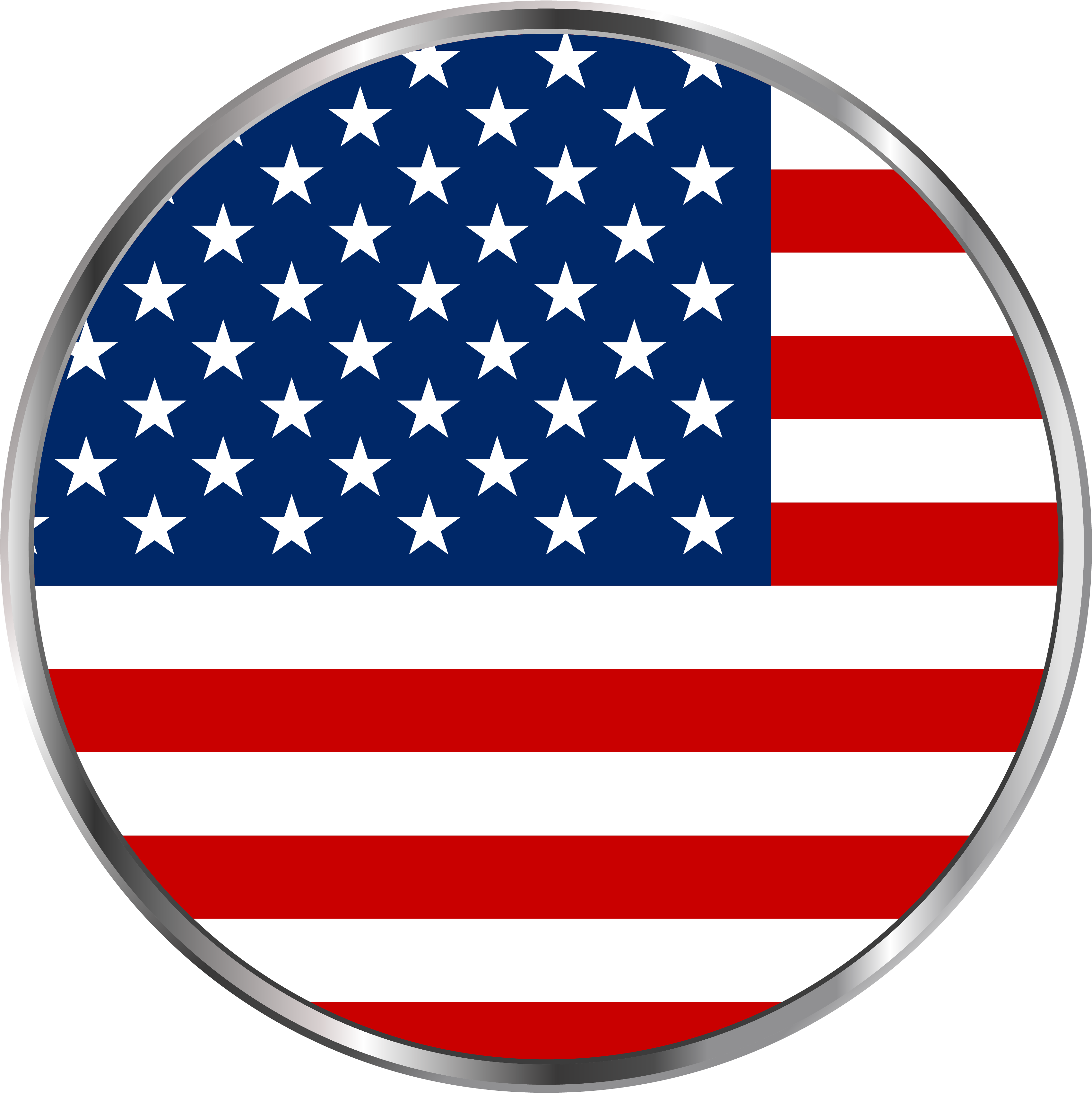 American Flag Button