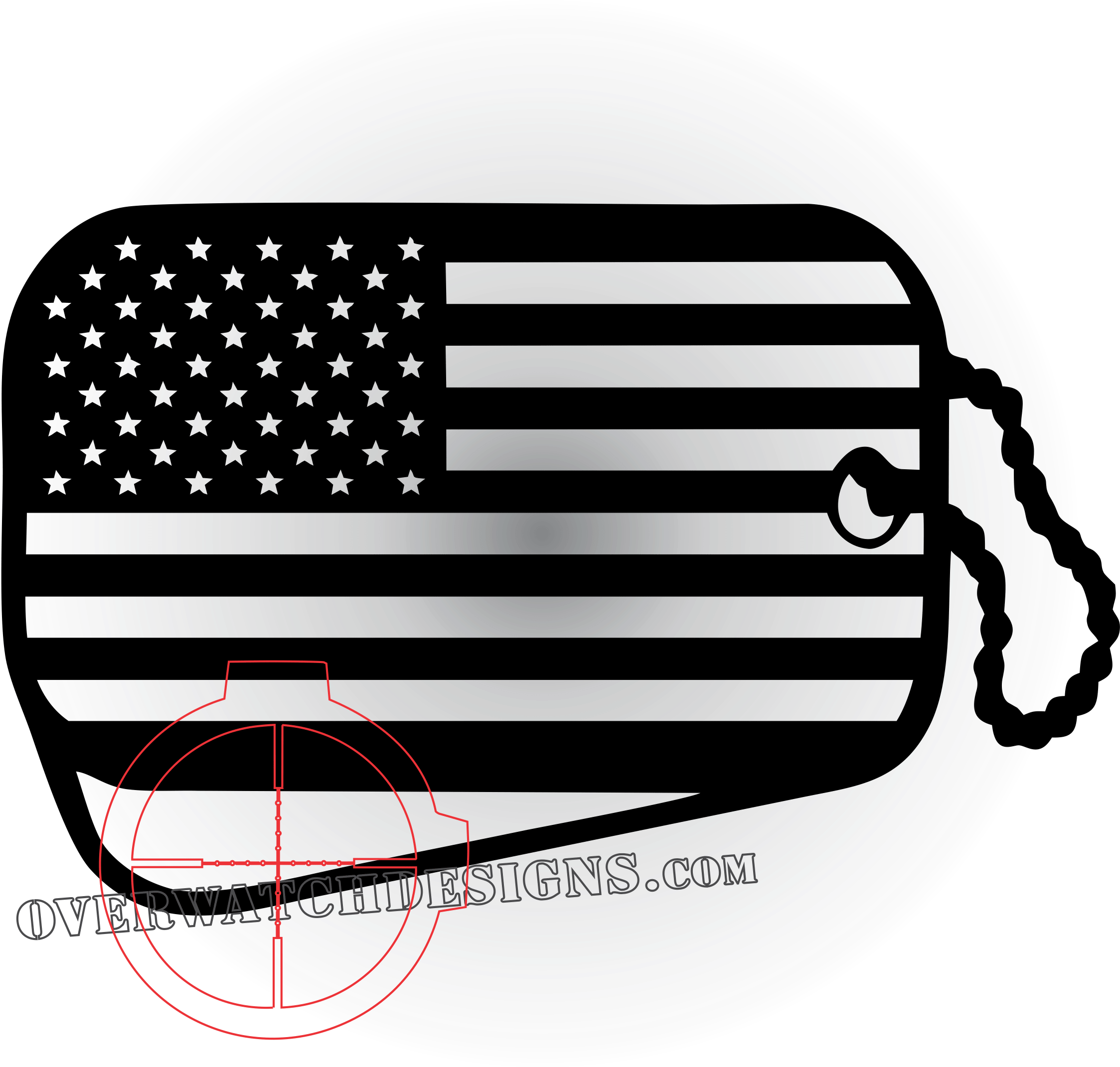 American Flag Grenade Graphic