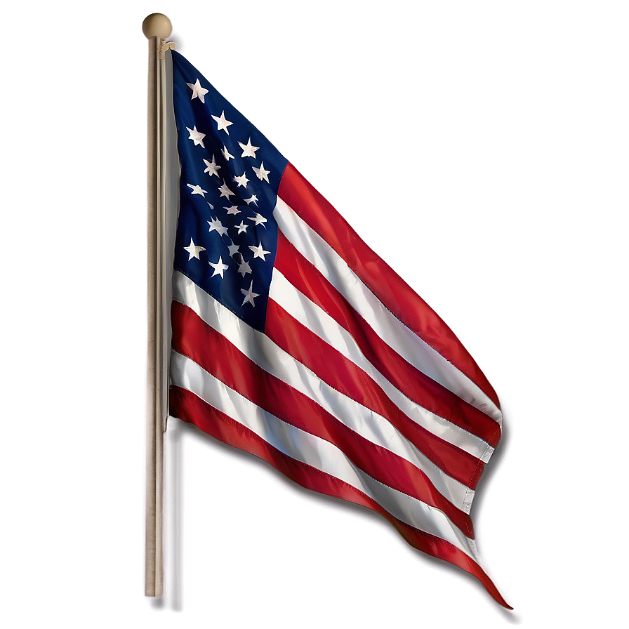American Flag High-Quality PNG 6 PNG with transparent background