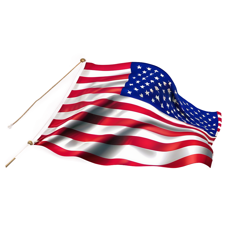 American Flag In The Wind Png Clipart Gka