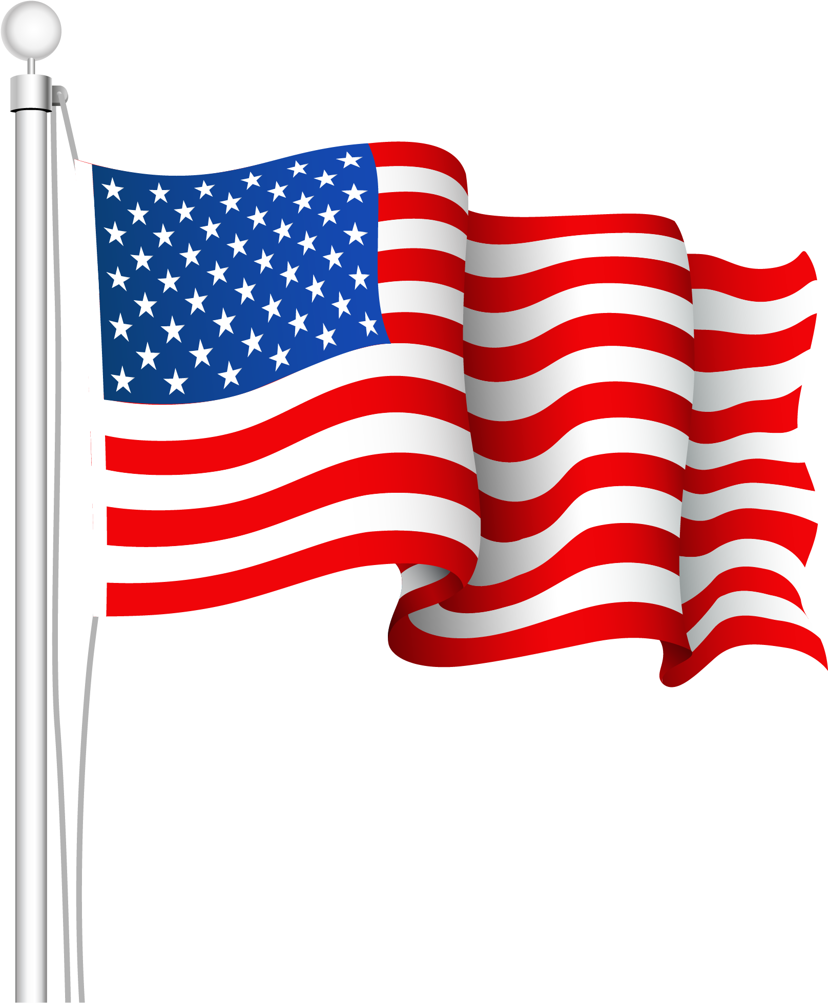 American Flag Clip Art Png, Transparent Png PNG with transparent background