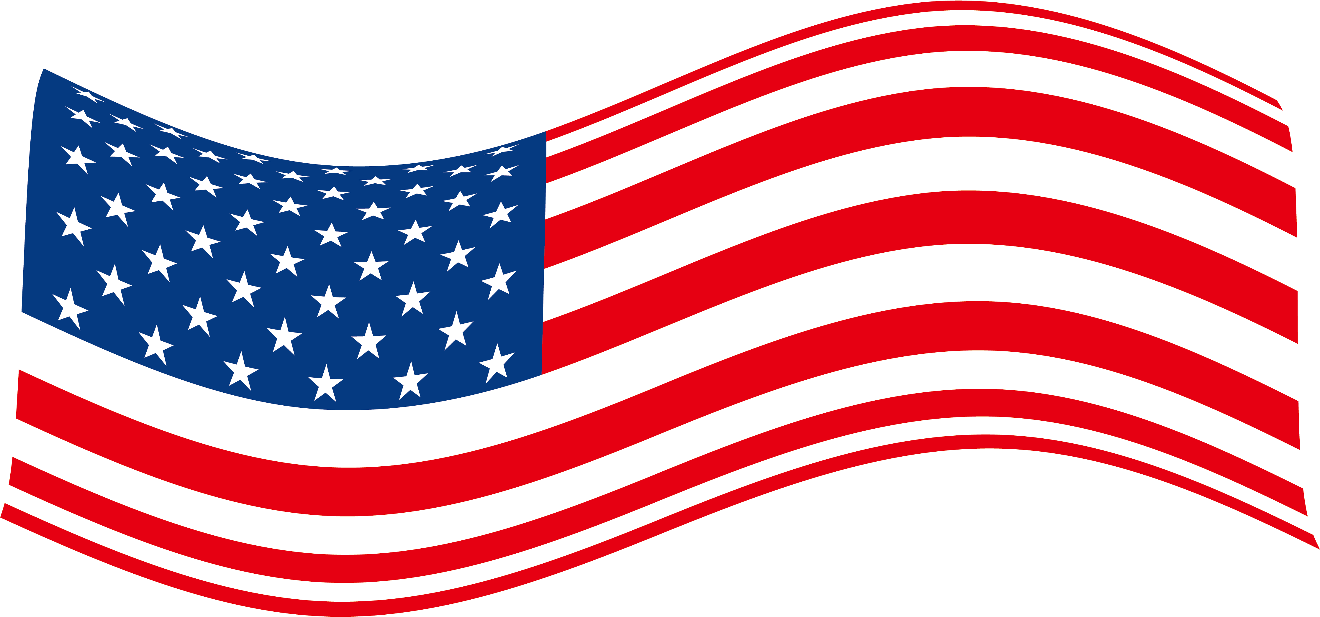 Flag Of The United States,flag,flag Day ,line,veterans - American Flag On White Background, HD Png Download PNG with transparent background