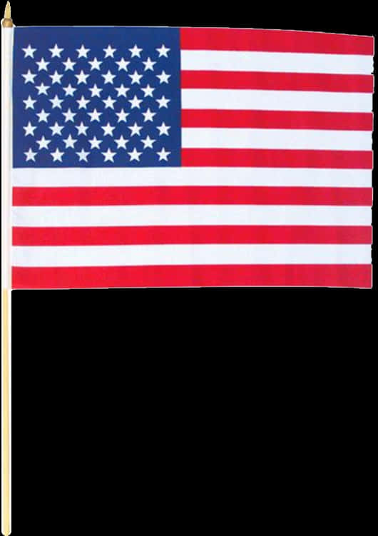 American Flagon Pole PNG with transparent background