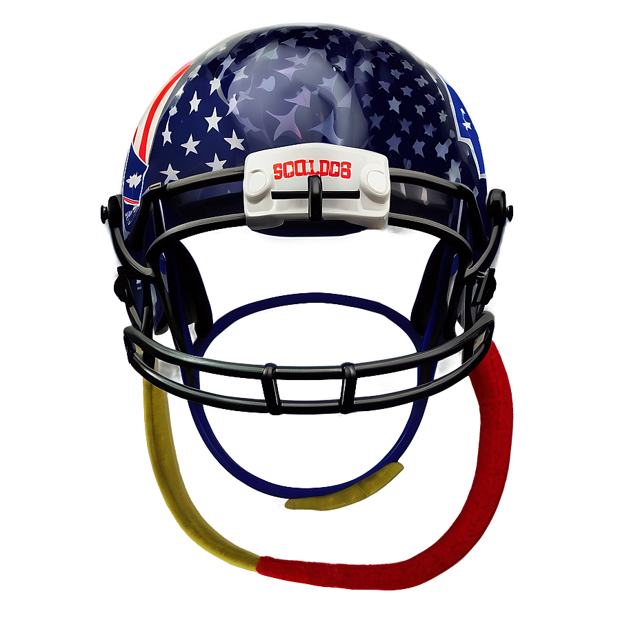 American Football Helmet Design Png 15