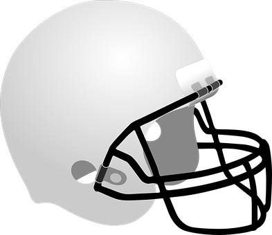 American Football Helmet Graphic PNG with transparent background