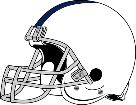 American Football Helmet Vector