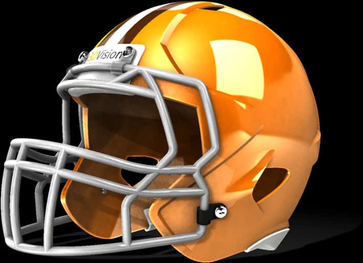 American Football Helmet3 D Render