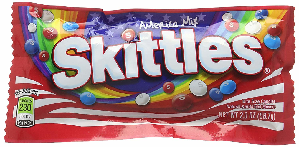 American Mix Skittles Package