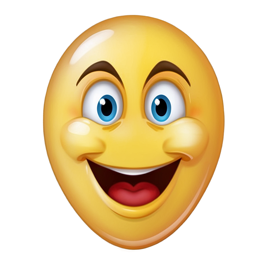 Amused Emoji Illustration PNG 05042024 PNG with transparent background