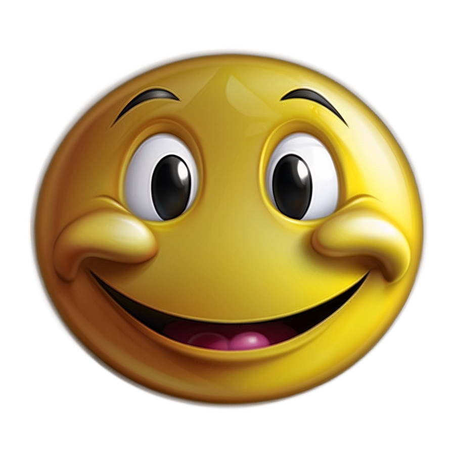 Amused Emoji Illustration PNG lig67 PNG with transparent background