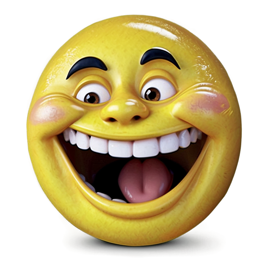 Amused Grin Emoji Png Aeb