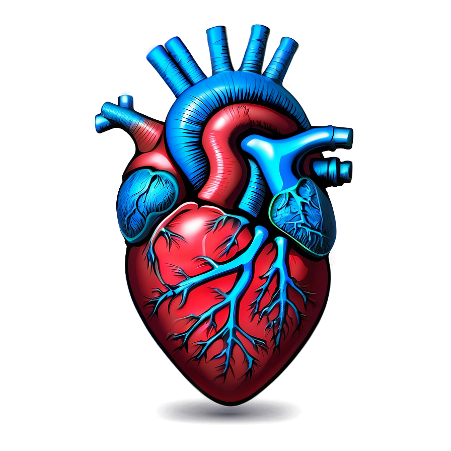 Anatomical Heart Illustration Png Lwc