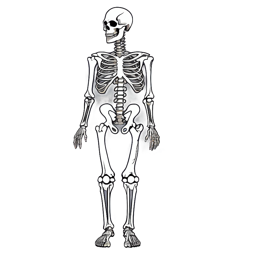 Anatomy Of A Human Skeleton Png Wey66