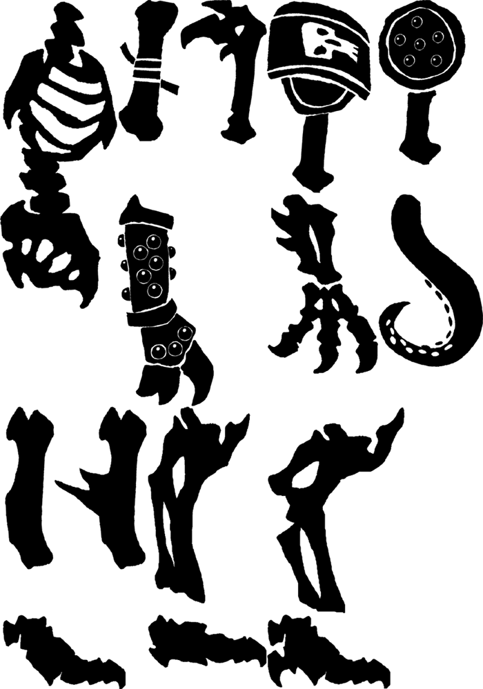 Transparent Png Body Parts - Cartoon Character Png Body Parts, Png Download PNG with transparent background