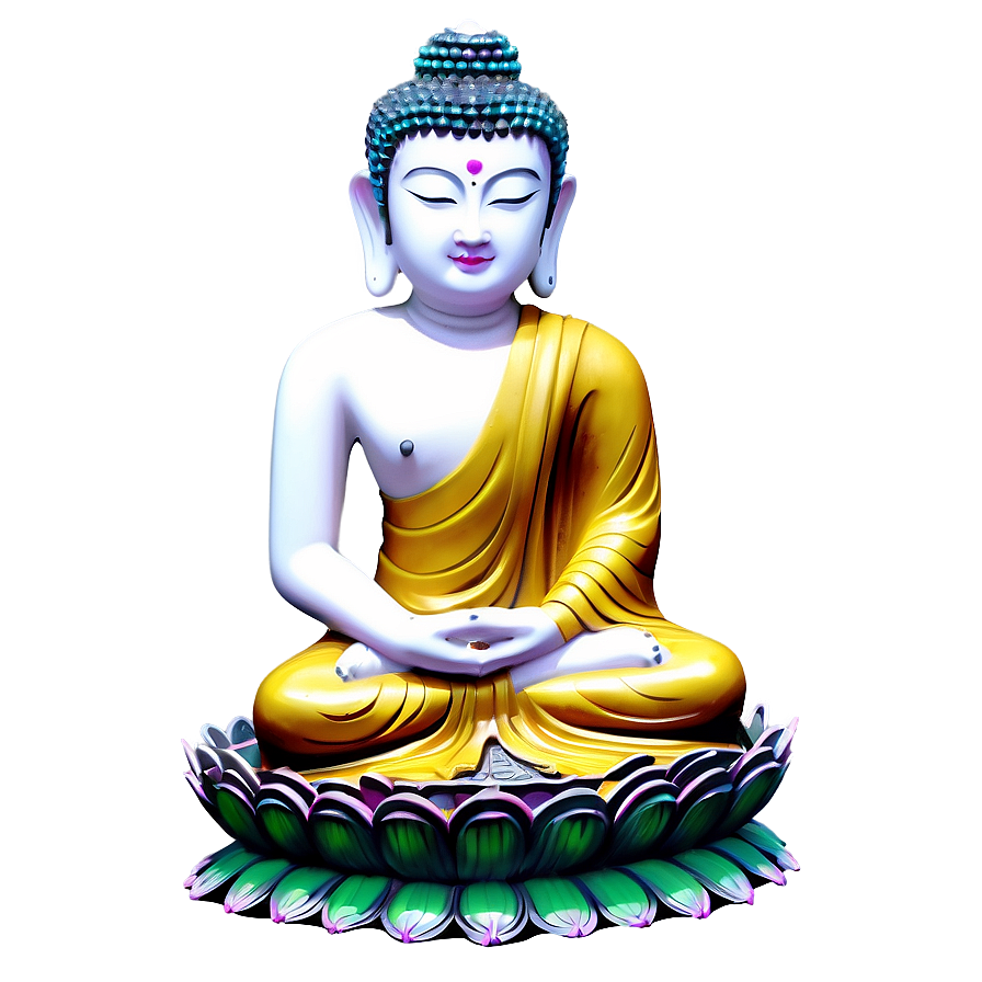 Ancient Buddha Statue Png 06112024