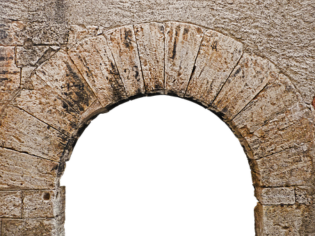 Ancient Castle Archway PNG with transparent background