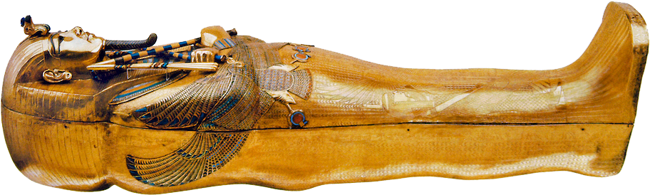 After He Died, King Tut Was Mummified According To - Inner Coffin Of King Tut PNG with transparent background