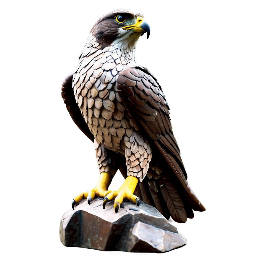 Ancient Falcon Statue Png Mei