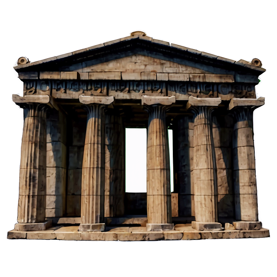 Ancient Greek Architecture PNG 06202024 PNG image with a transparent background, free high-resolution download