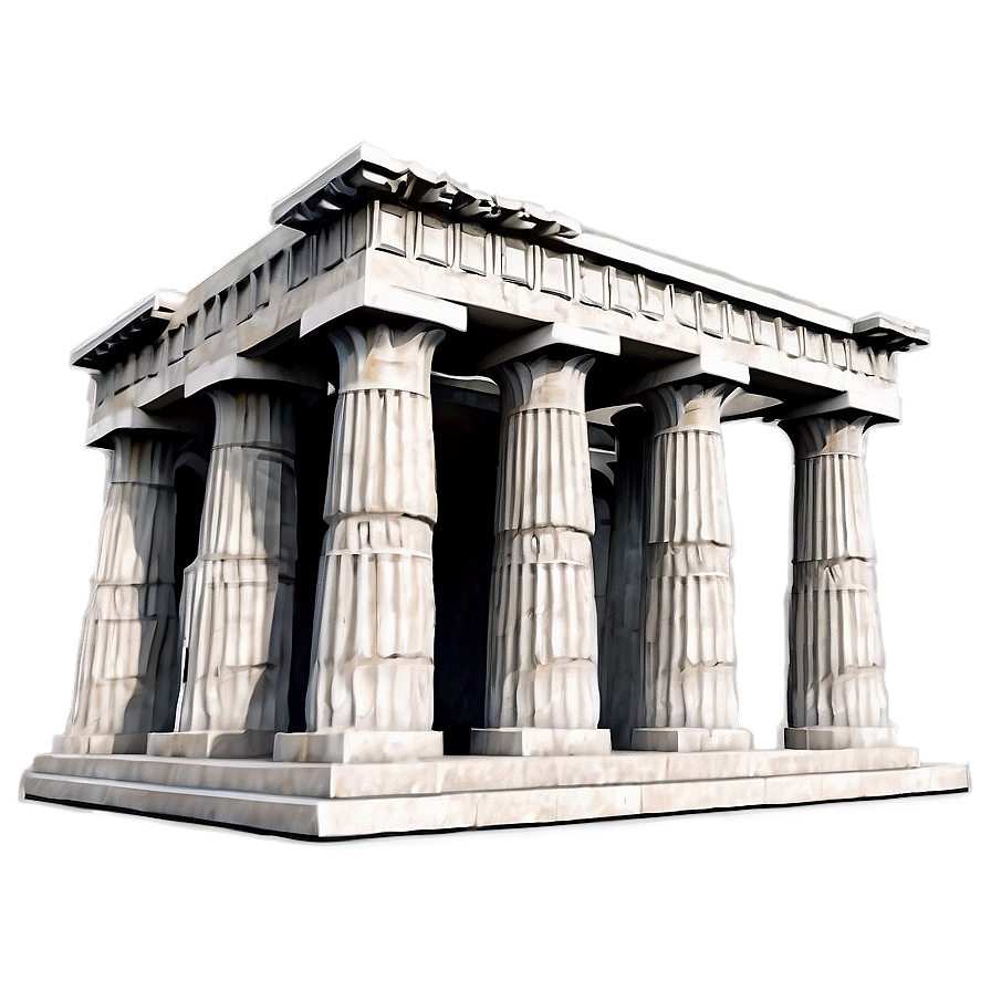 Ancient Greek Architecture PNG 06202024 PNG with transparent background