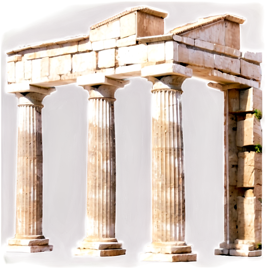 Ancient Greek Architecture PNG biv PNG with transparent background