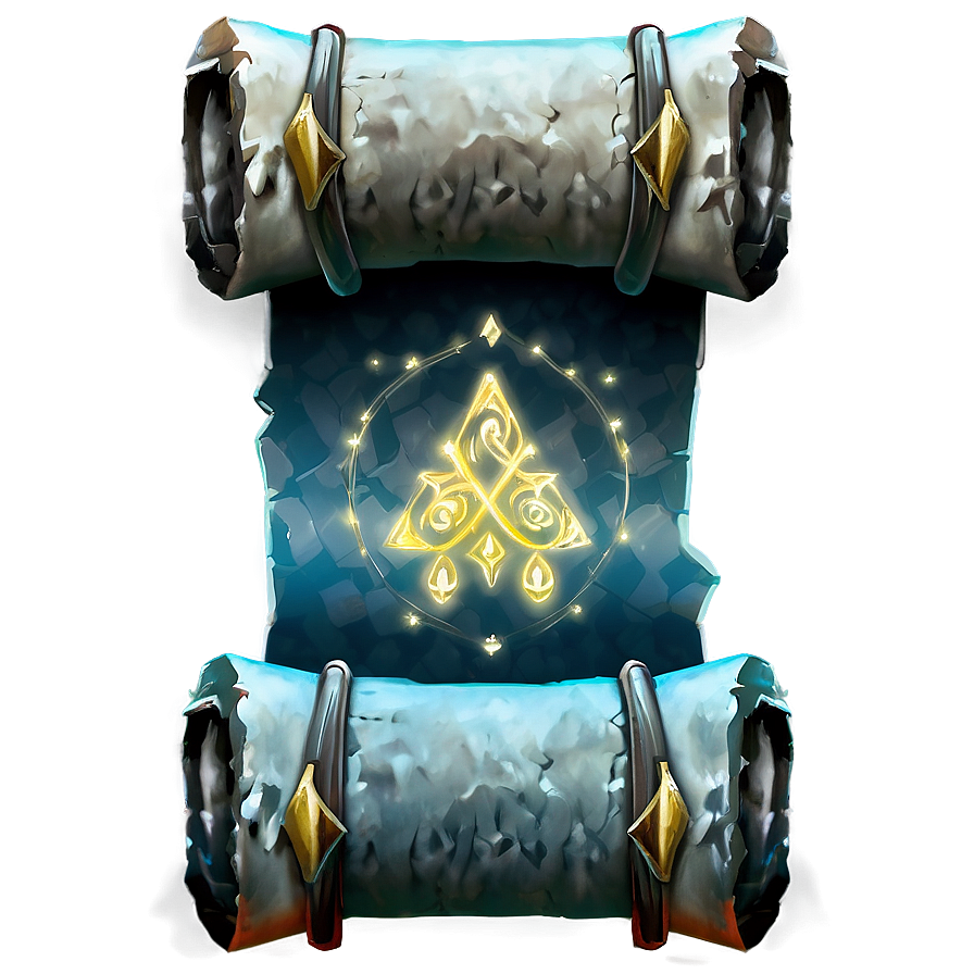 Ancient Magic Scroll PNG nus PNG with transparent background