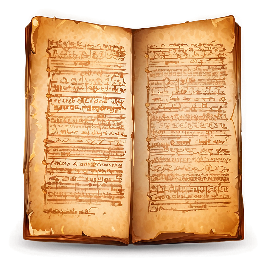 Ancient Manuscript Vector Art Png Req