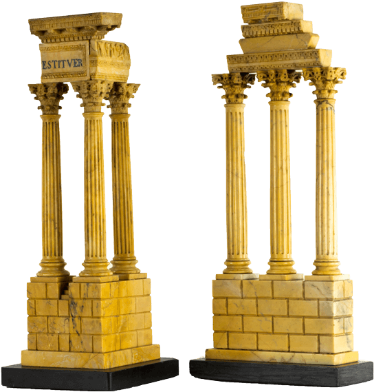 Temples Of Vespasian And Castor & Pollux, Rome - Column, HD Png Download PNG with transparent background