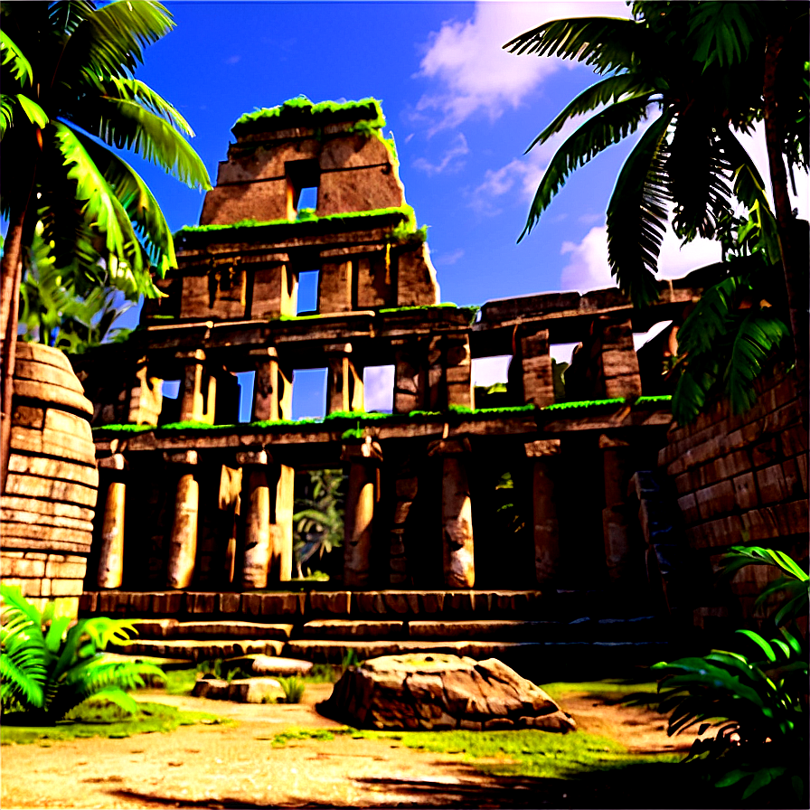 Ancient Ruins Discovery PNG 05252024 PNG with transparent background