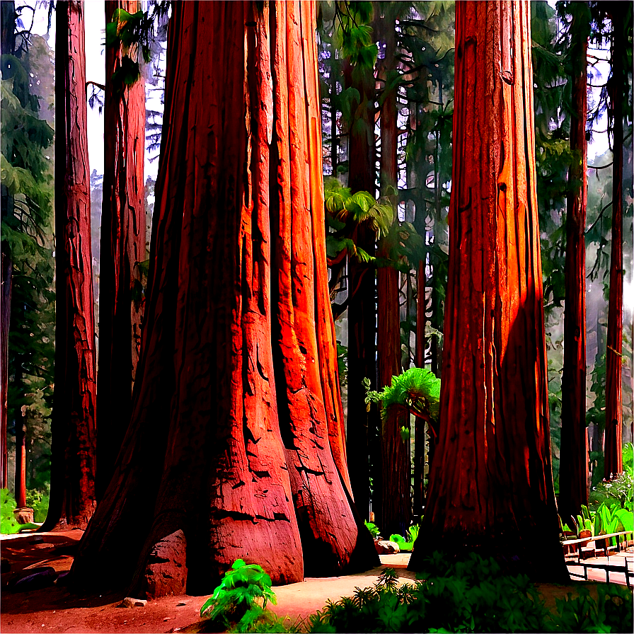 Ancient Sequoia Trees Png 05042024