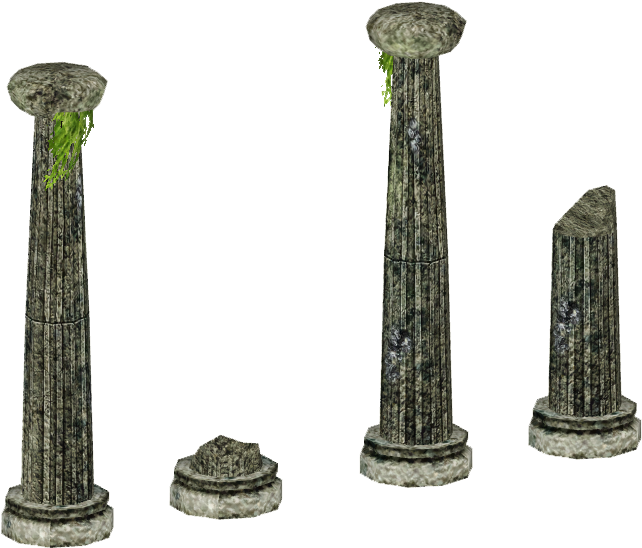 Ancient Stone Pillars Variations