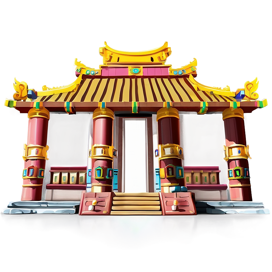Ancient Temple Building PNG 85 PNG with transparent background