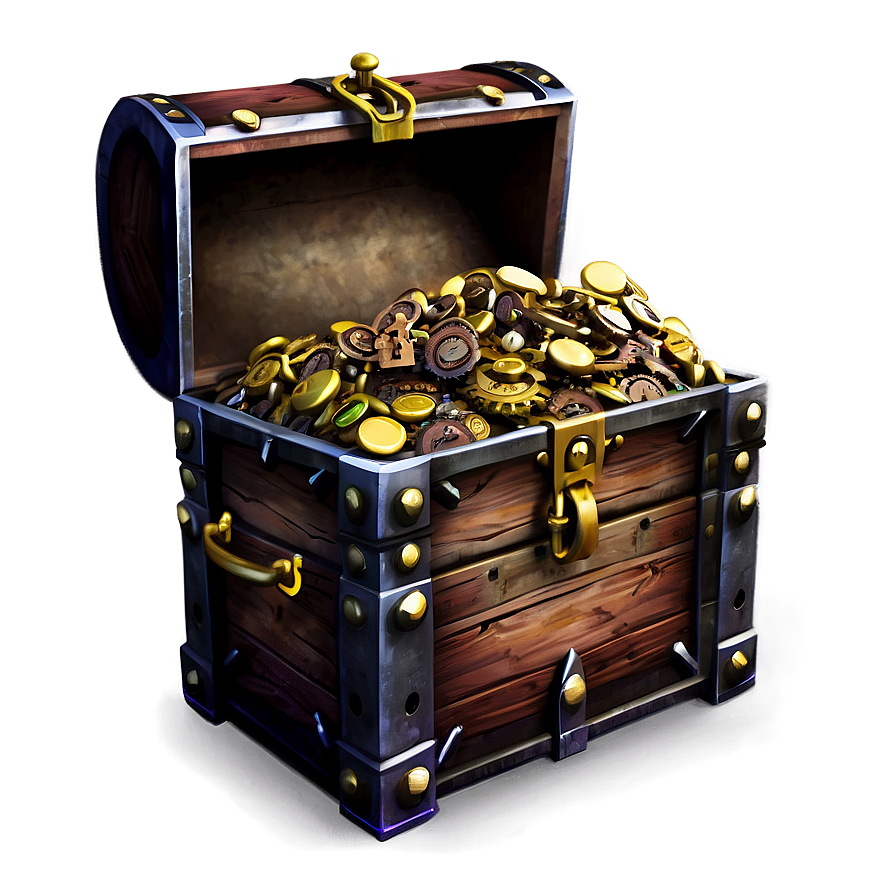 Ancient Treasure Chest PNG xeb PNG with transparent background