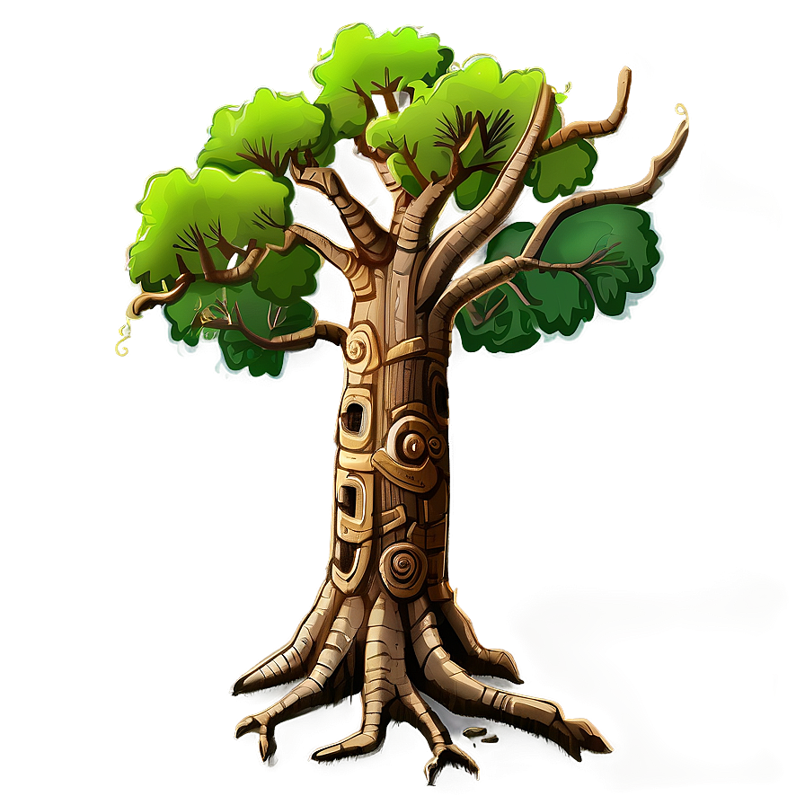 Ancient Tree Drawing Png Bqd