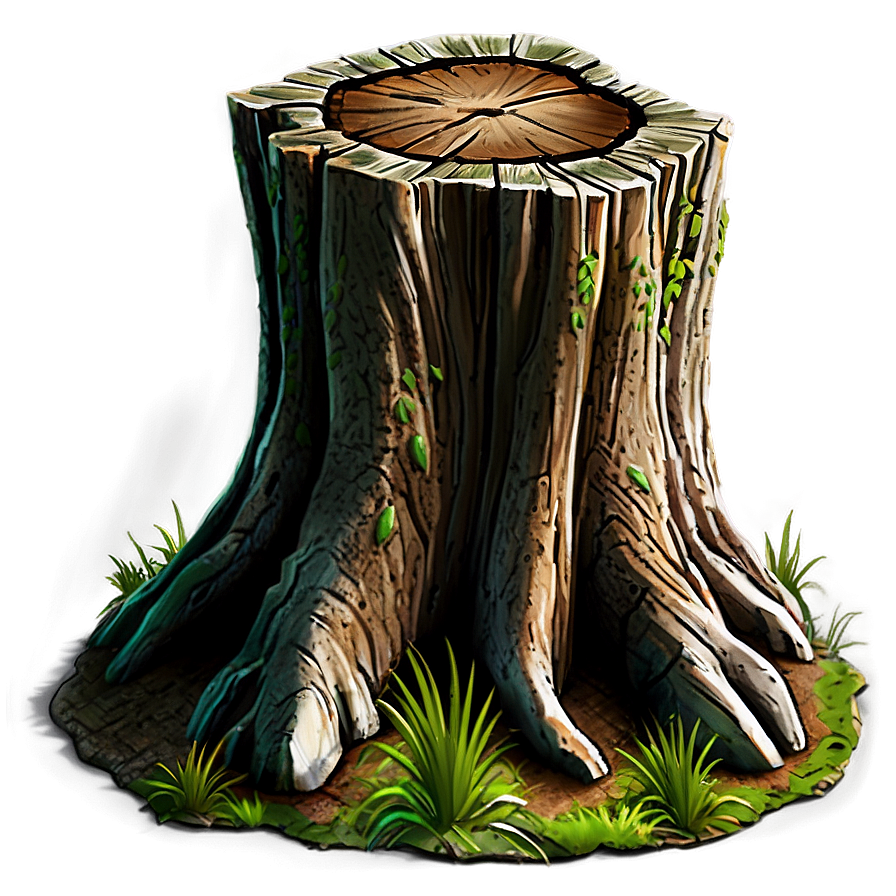 Ancient Tree Stump Png Qeb