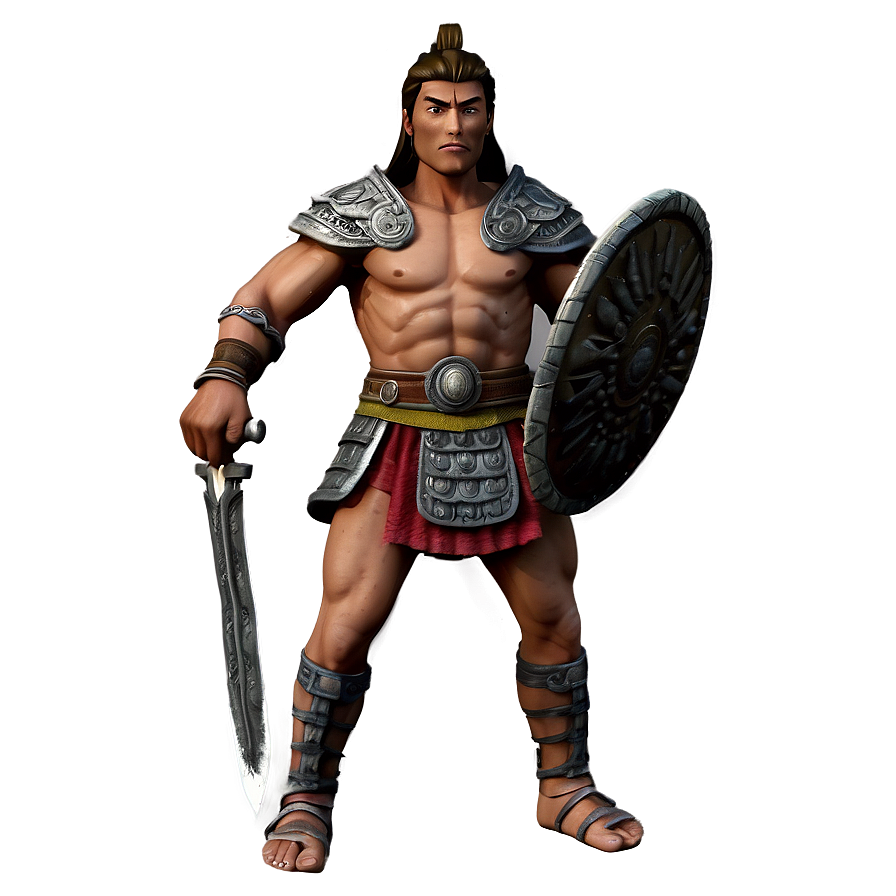 Ancient Warrior Figure PNG sfj50 PNG with transparent background