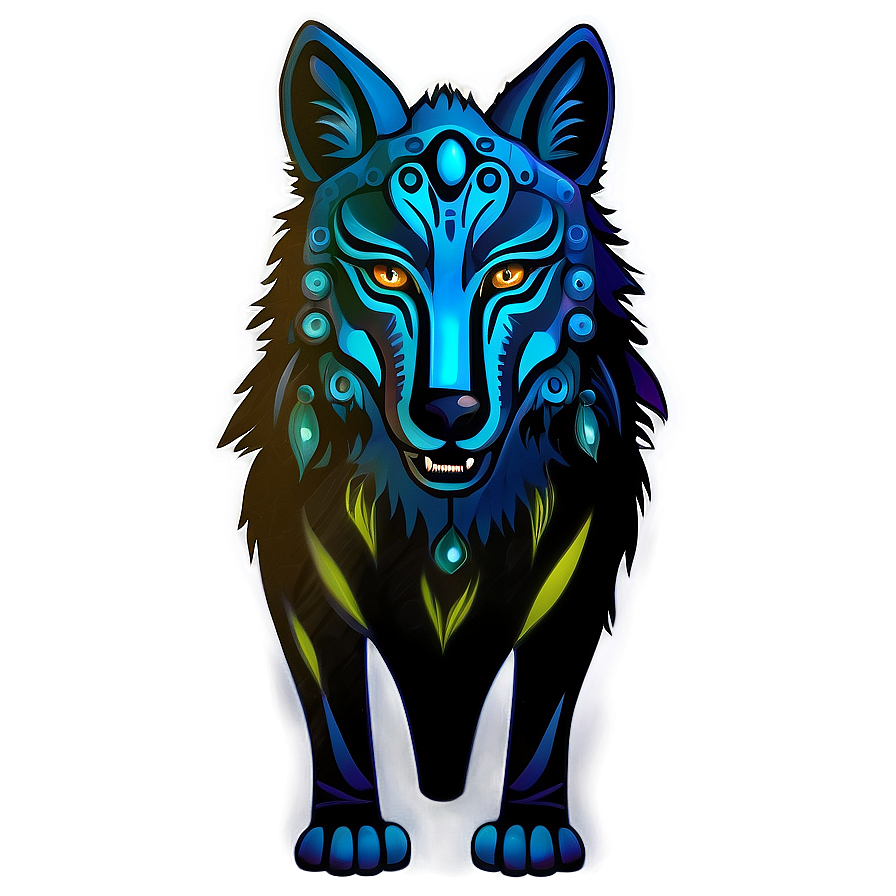 Ancient Wolf Spirit Totem Png Hrq74